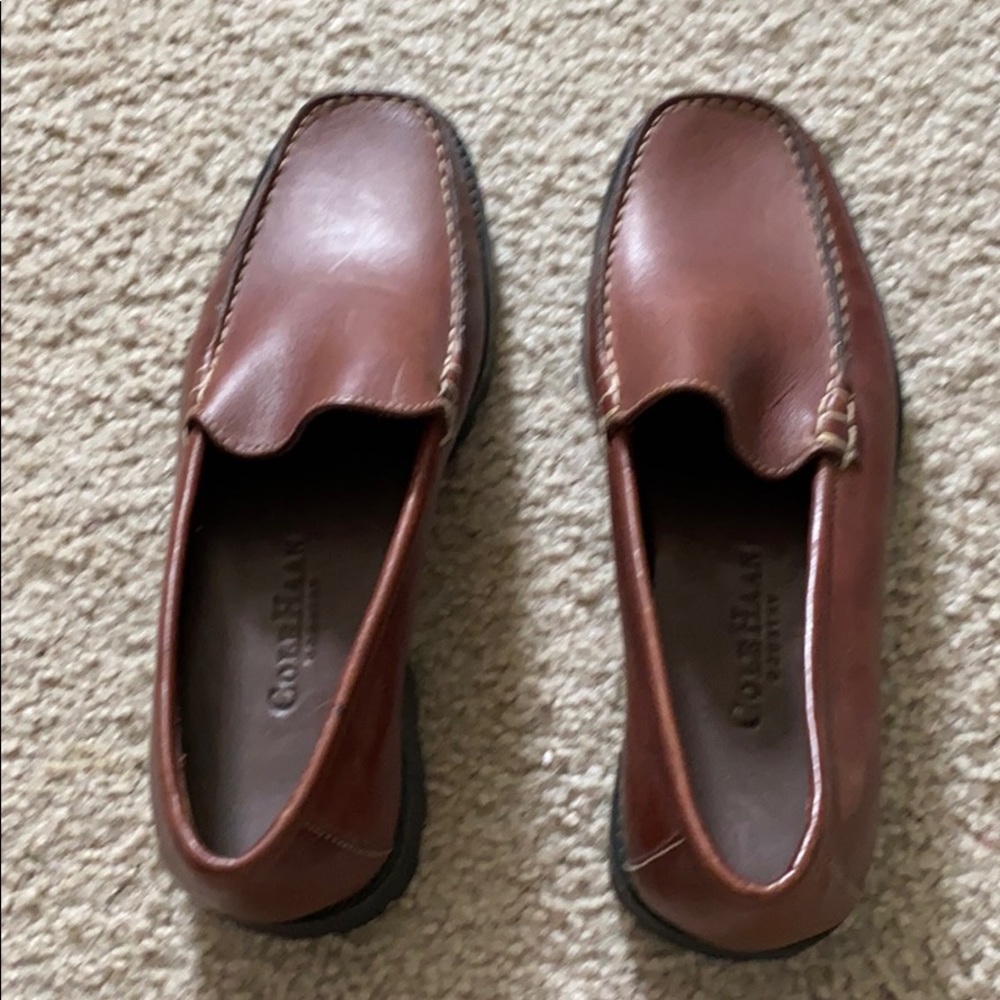 Cole Haan Brown Leather Loafers